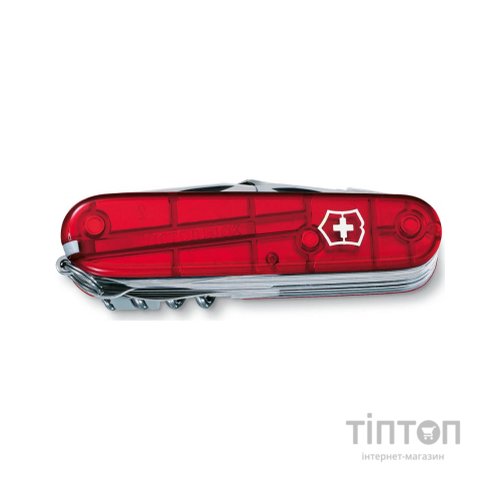 Ніж Victorinox Swisschamp Transparent Red (1.6795.T)