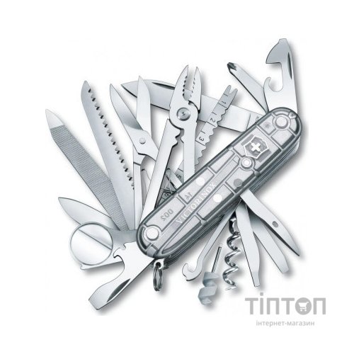 Ніж Victorinox Swisschamp Transparent Silver (1.6794.T7)