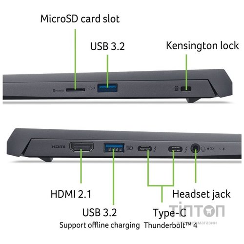 Ноутбук Acer Swift X SFX14-72G (NX.KR7EU.003)