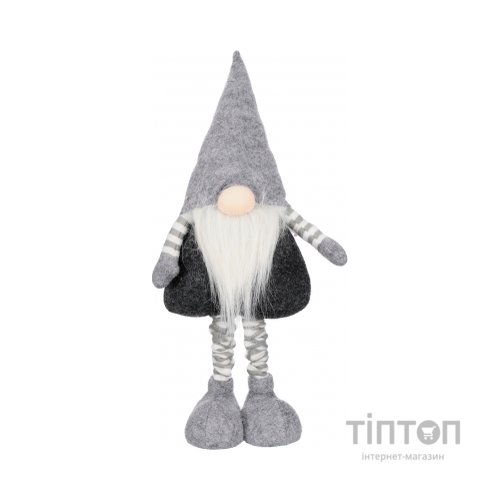 Новорічна фігурка Jumi Лепрекон 75 см Сіра (5900410374157)