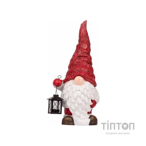 Новорічна фігурка Novogod`ko Дід Мороз в ковпаку з ліхтариком, 54 см (974208)