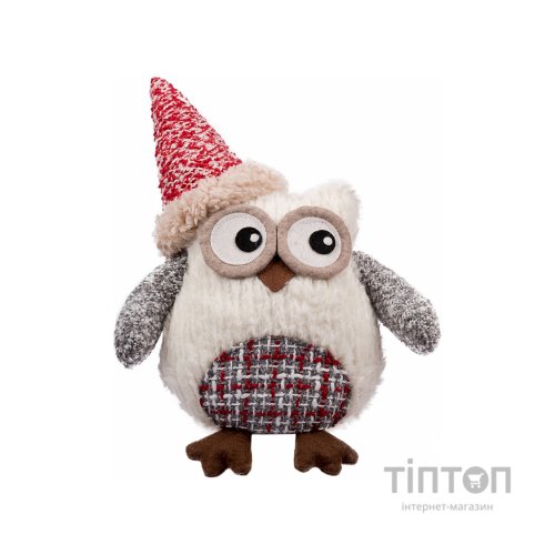 Новорічна фігурка Novogod`ko Сова в ковпачку, 25 см (974010)