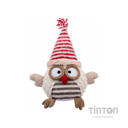 Новорічна фігурка Novogod`ko Сова в ковпачку, 30 см (974011)