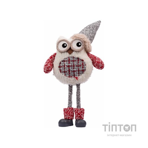 Новорічна фігурка Novogod`ko Сова в ковпачку, 42 см (974009)