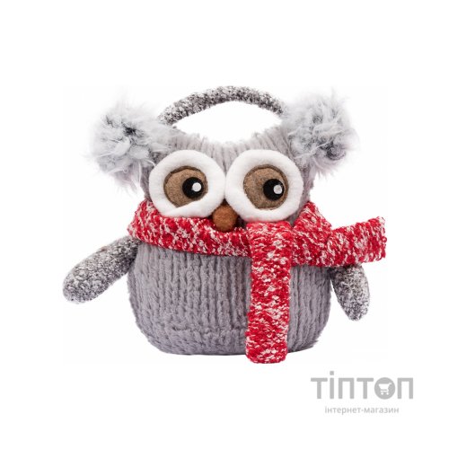Новорічна фігурка Novogod`ko Сова в навушниках, 19 см (974007)