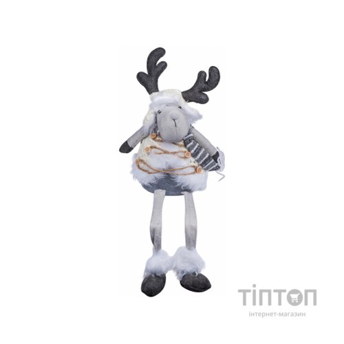 Новорічна фігурка YES! Fun Олень новорічний, 54 см, білий (973611)