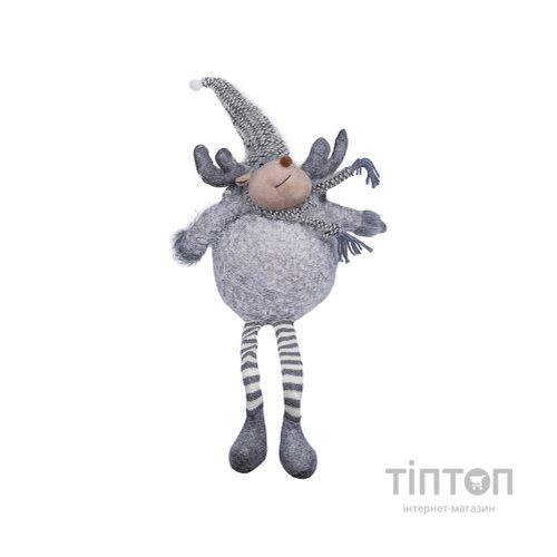 Новорічна фігурка YES! Fun Олень новорічний, 61 см, сірий (973608)