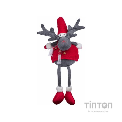 Новорічна фігурка YES! Fun Олень новорічний, 62 см, червоний (973619)