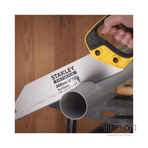 Ножівка Stanley FatMax, ПВХ, L=300мм, 11 зубів HP JETCUT на дюйм. (2-17-206)