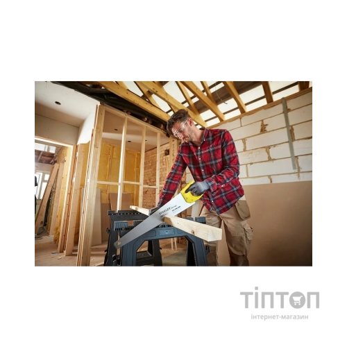 Ножівка Stanley SHARPCUT із загартованими зубами, L=550мм, 7 tpi. (STHT20368-1)