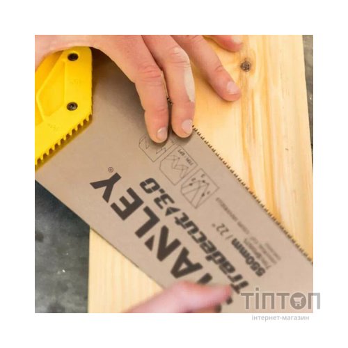 Ножівка Stanley Tradecut, універсальна, із загартованими зубами, L=550мм, 11 tpi. (STHT1-20353)