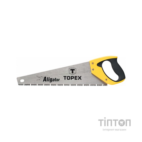 Ножівка Topex по дереву, 400 мм, "Aligator", 7TPI (10A441)