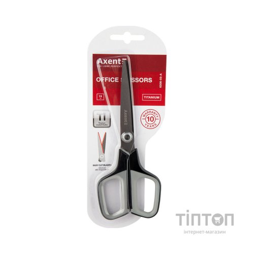 Ножиці Axent Titanium 19 см Графітно-сірі (6306-03-A)