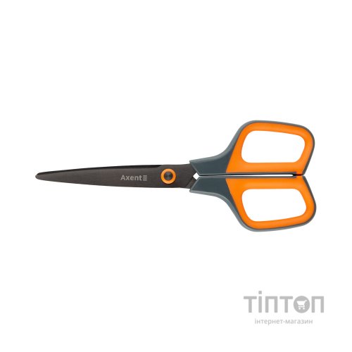 Ножиці Axent Titanium 19 см Сіро-оранжеві (6306-06-A)