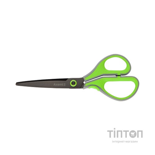 Ножиці Axent Titanium Lite 19 см Сіро-салатові (6406-09-A)