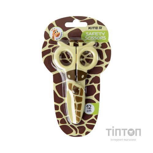 Ножиці Kite дитячі безпечні Giraffe, 12 см (K22-008-03)