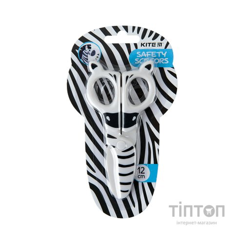 Ножиці Kite дитячі безпечні Zebra, 12 см (K22-008-02)