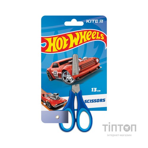 Ножиці Kite дитячі в футлярі Hot Wheels 13 см (HW23-123)
