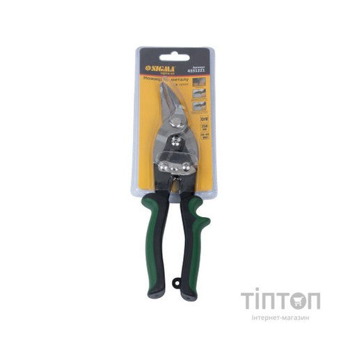 Ножиці по металу Sigma праві 250мм CrV (4331221)