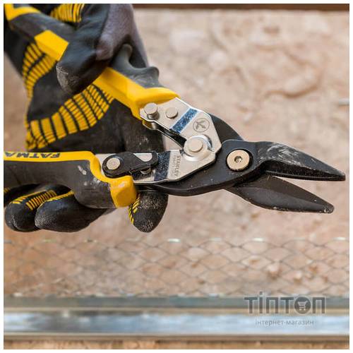 Ножиці по металу Stanley FatMax ERGO Aviation, прямі, 250мм (FMHT73756-0)