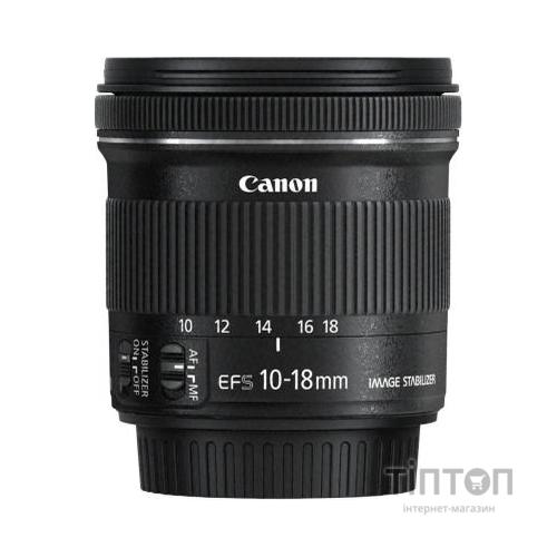 Об'єктив Canon EF-S 10-18mm f/4.5-5.6 IS STM