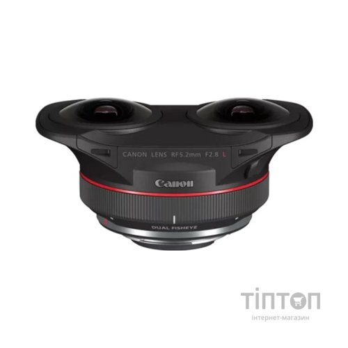 Об'єктив Canon RF 5.2mm f/2.8 Dual Fisheye (5554C005)