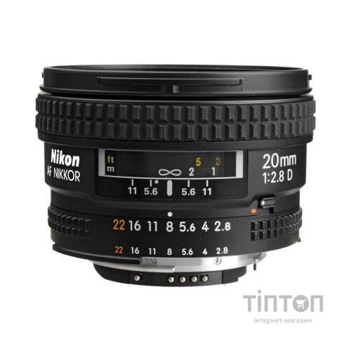 Об'єктив Nikon AF 20mm f/2.8D (JAA127DA)