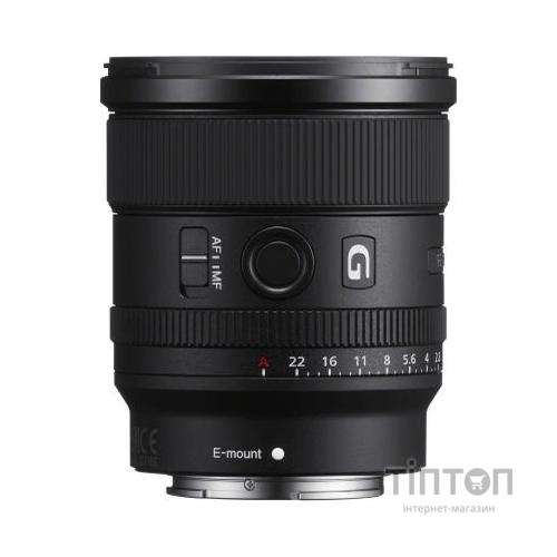 Об'єктив Sony 20mm, f/1.8 G для камер NEX FF (SEL20F18G.SYX)