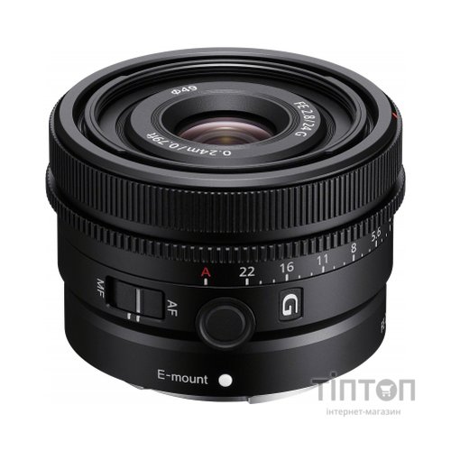 Об'єктив Sony 24mm, f/2.8 G для камер NEX (SEL24F28G.SYX)