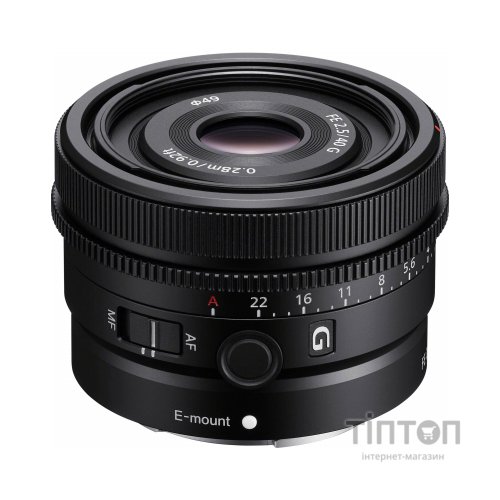 Об'єктив Sony 40mm, f/2.5 G для камер NEX (SEL40F25G.SYX)