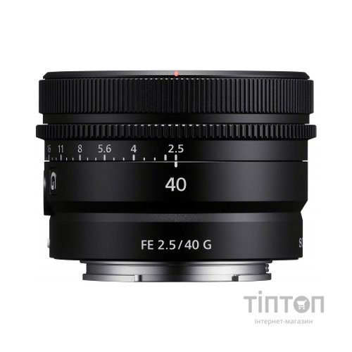 Об'єктив Sony 40mm, f/2.5 G для камер NEX (SEL40F25G.SYX)