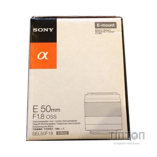 Об'єктив Sony 50mm f/1.8 Black для камер NEX
