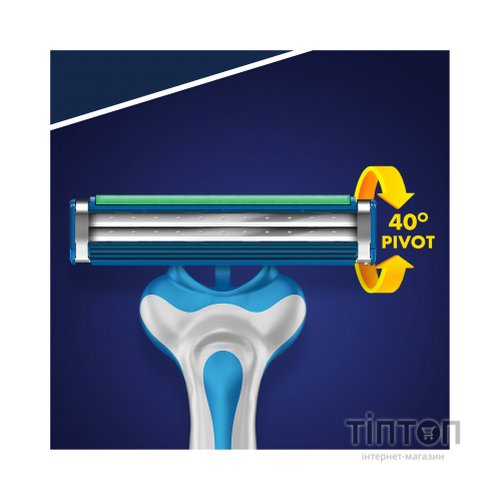 Одноразова Бритва Gillette Blue 2 Max 4 шт (7702018956661)