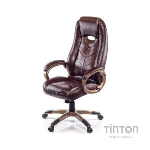Офісне крісло Аклас Брук PL TILT Коричневое (07261)