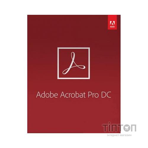 Офісний додаток Adobe Acrobat Pro for teams Multiple/Multi Lang Lic Subs New 1Year (65324059BA01A12 / 65324128BC01A12)