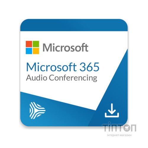Офісний додаток Microsoft 365 Audio Conferencing 1 Year P1Y Annual License (CFQ7TTC0LHSL_0001_P1Y_A)