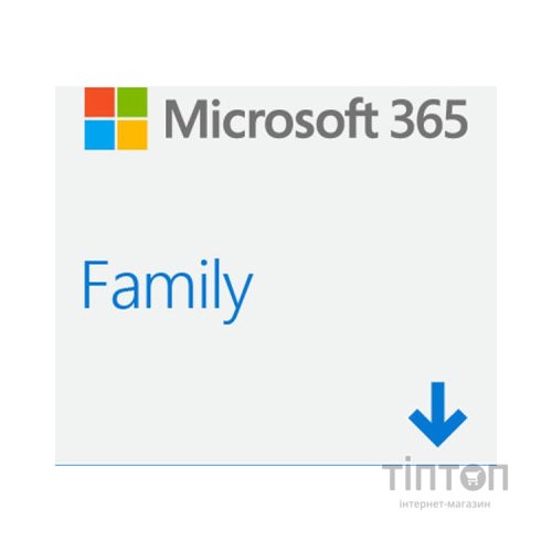 Офісний додаток Microsoft 365 Family 32/64 AllLngSub PKLic 1YR Online CEE C2R NR (6GQ-00084)