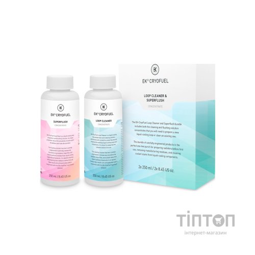 Охолоджуюча рідина Ekwb EK-CryoFuel Loop Cleaner + Superflush (Concentrate 250 (3831109897720)