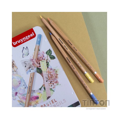 Олівці кольорові Bruynzeel EXPRESSION PASTEL, 12 кольорів (8712079468415)