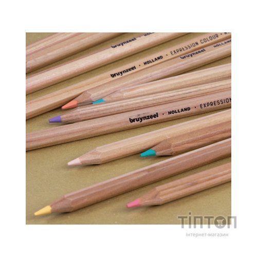 Олівці кольорові Bruynzeel EXPRESSION PASTEL, 12 кольорів (8712079468415)
