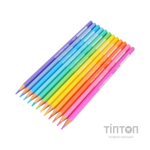 Олівці кольорові Cool For School Pastel Преміум 12 кольорів (CF15184)
