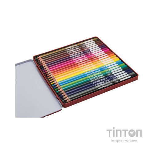 Олівці кольорові Cool For School Premium, тригранні,, 24 кольори (CF15180)