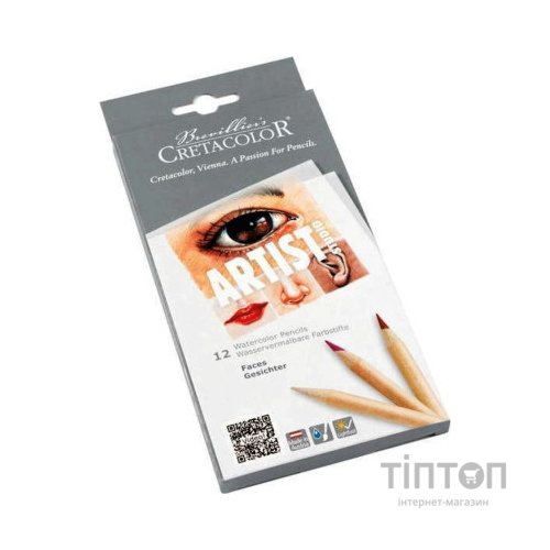 Олівці кольорові Cretacolor Artist Studio Line "Портрет", акварельні 12 кольорів (9014400291853)