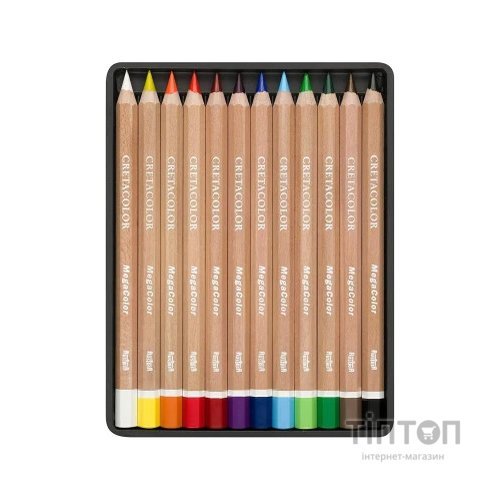 Олівці кольорові Cretacolor Megacolor, 12 кольорів (9014400290870)