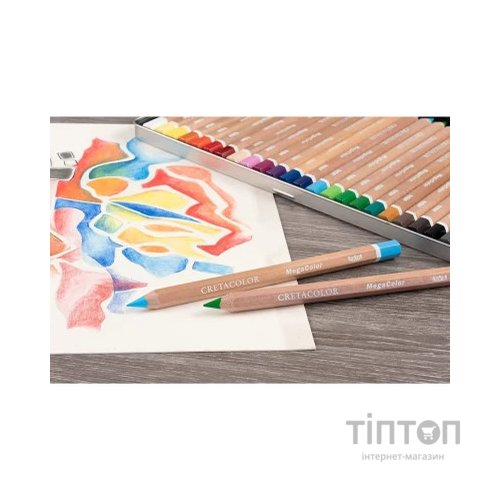 Олівці кольорові Cretacolor Megacolor, 12 кольорів (9014400290870)