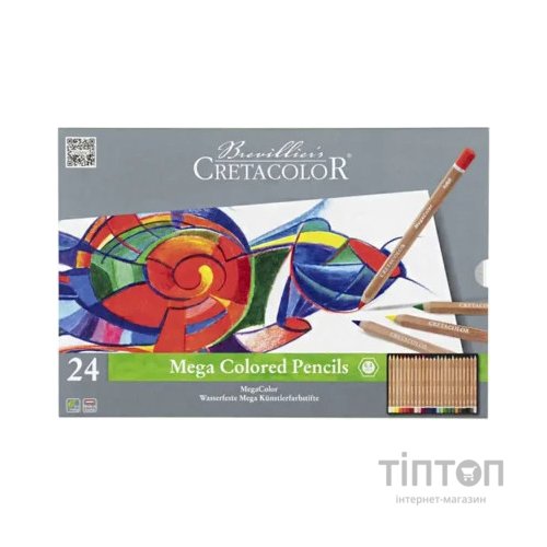 Олівці кольорові Cretacolor Megacolor 24 кольори (9014400280887)