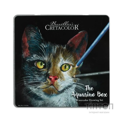 Олівці кольорові Cretacolor THE AQUARINO BOX водорозчинних 24 кольори (9014400325213)