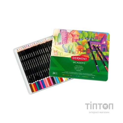 Олівці кольорові Derwent Colouring Academy, 24 кольорів (5028252269872)