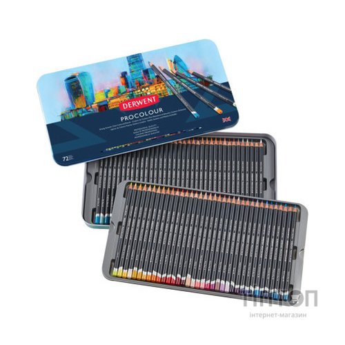 Олівці кольорові Derwent Procolour, 72 кольорів (5028252514675)
