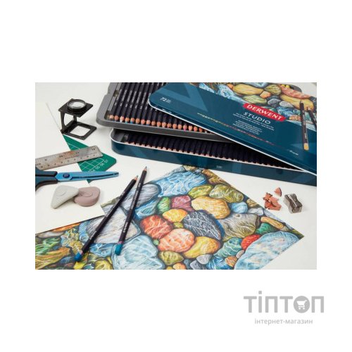 Олівці кольорові Derwent Studio, 12 кольорів (5010255713476)